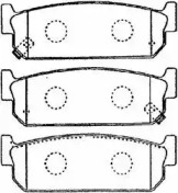 Комплект тормозных колодок AISIN B2N057